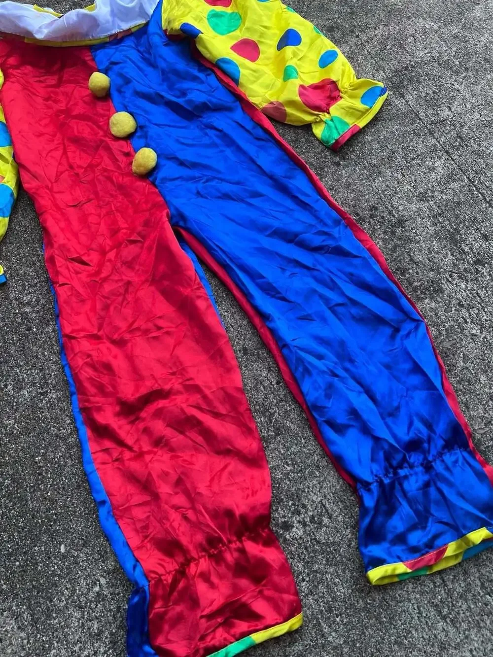 Rubies Clown Costume Size Small Multicolor Circus